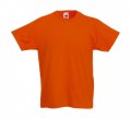 Goedkope Oranje kinder T-shirt Fruit of the Loom Original T oranje